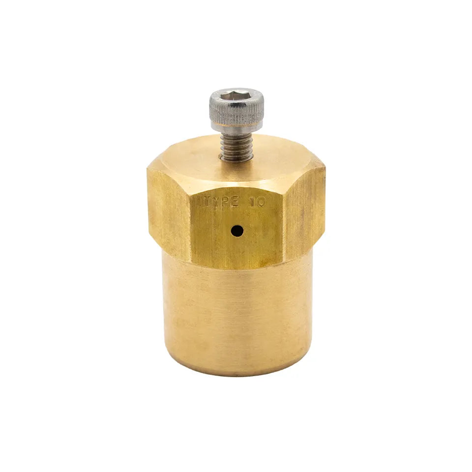 Bulgin Type 10 M6 gas cylinder connection parking station for secure hose and cylinder attachment in industrial settings.